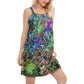 Hippie Forever Young Spirit – Women's Summer Sleeveless V-Neck Camisole Dress