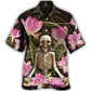 Skull Yoga Lotus Spiritual Energy - Hawaiian Shirt