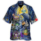 Spooky Halloween Gnome Haunted House - Hawaiian Shirt
