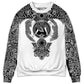 Viking Warrior Blood Black And White – Sweater - Ugly Christmas Sweater