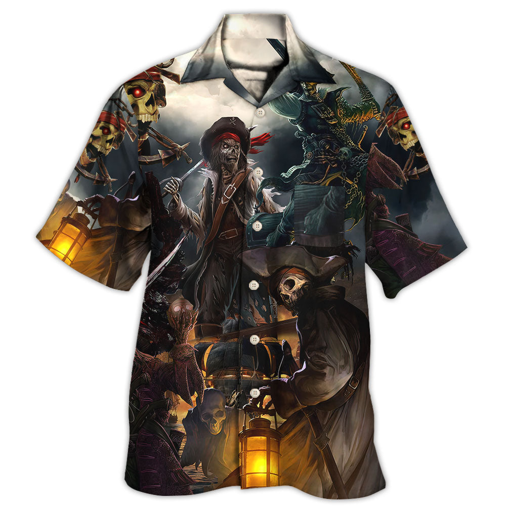 Fantasy Ghost Pirate Caribbean Art – Hawaiian Shirt