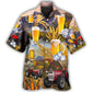 Beer Tractor Autumn Farm - Hawaiian Shirt