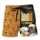Beer Periodic Table Design - Beach Short