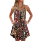 Sitar Player Awesome Quote – Women's Summer Sleeveless V-Neck Camisole Dress