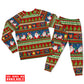 Women / S Christmas Santa Claus Happy Xmas - Pajamas Long Sleeve - Owls Matrix LTD
