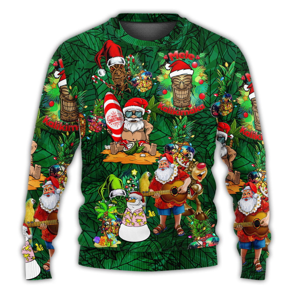 Tiki Love Christmas Funny Style – Sweater - Ugly Christmas Sweater