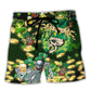 Irish Green Skull Beer Lover – Beach Short