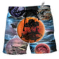 Beach Short / Adults / S Fishing I Like Fishing - Beach Short - Owls Matrix LTD