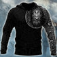 Mexican Aztec Warrior Art - 3D Hoodie