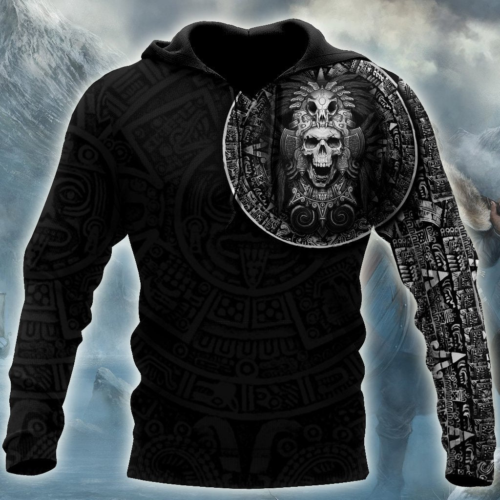 Mexican Aztec Warrior Art - 3D Hoodie