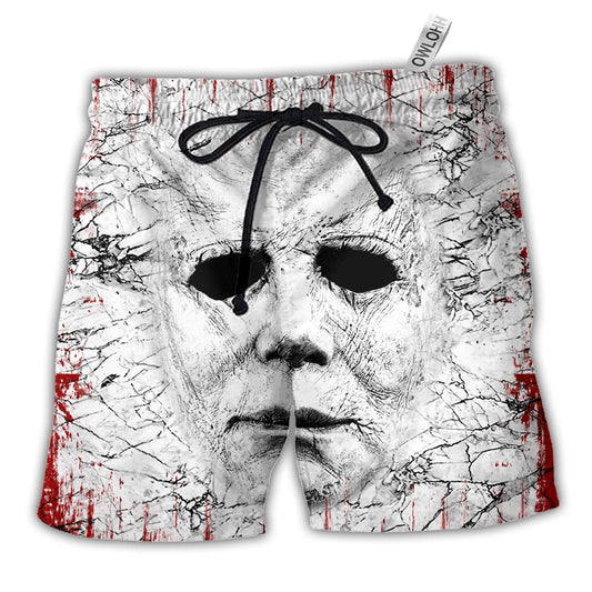 Beach Short / Adults / S Halloween - Horror No Lives Matter - Beach Short - Owls Matrix LTD