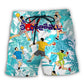 Dodgeball Tropical Life Art – Beach Short