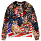 Cat Independence Day Fireworks Style – Sweater - Ugly Christmas Sweater