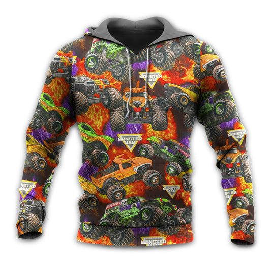 Monster Truck Packed Power Style - Hoodie