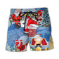 Christmas Rebel Santa Beer Troll Fun – Beach Short