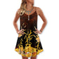 French Fries Fast Food Delight – Women's Summer Sleeveless V-Neck Camisole Dress