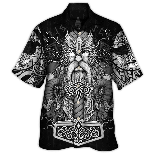 Viking Warrior God Of Thunder - Hawaiian Shirt
