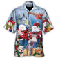 Christmas Family Snowman Love Holiday Art – Hawaiian Shirt