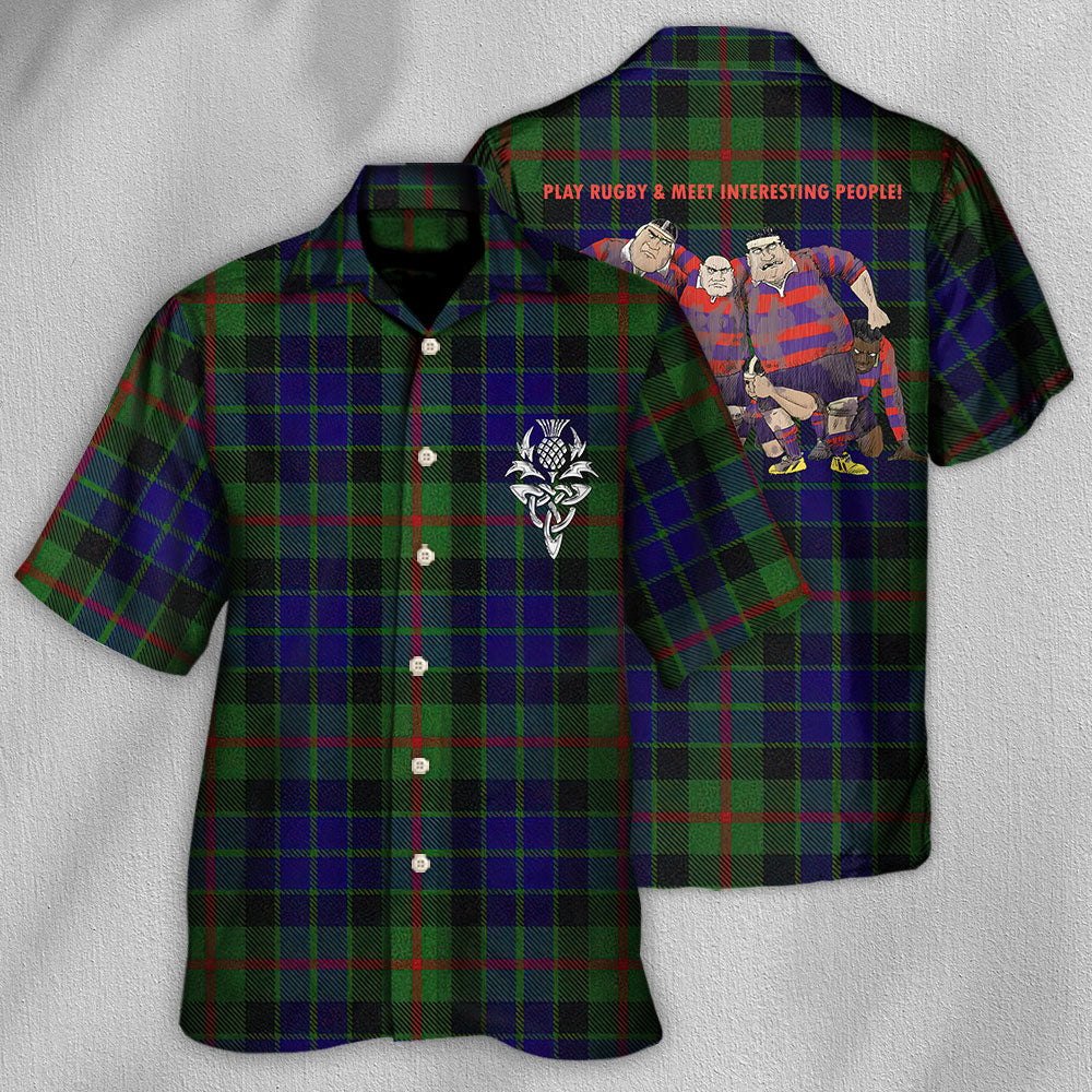 Tartan Love You Vintage Style - Hawaiian Shirt