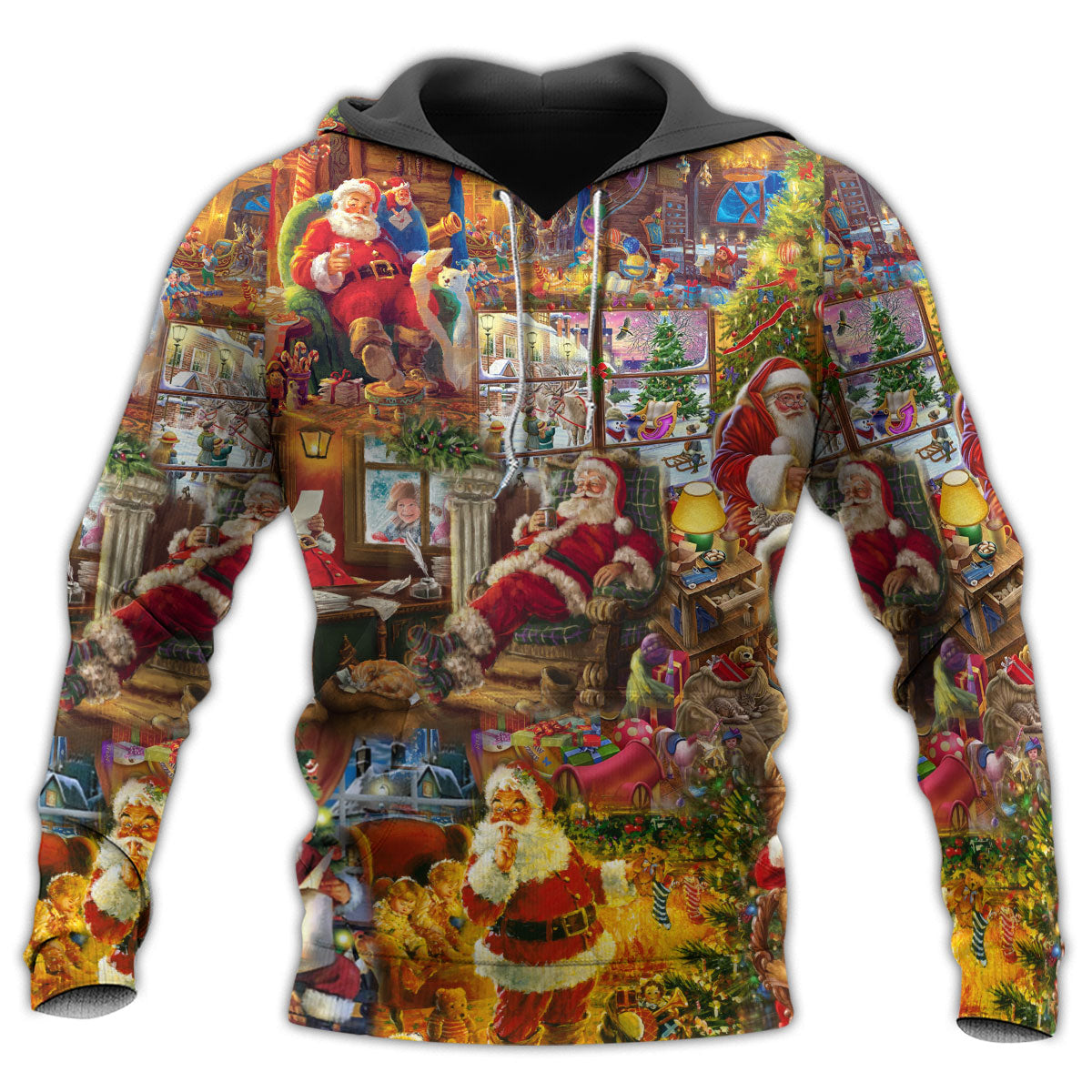 Holiday Season Of Joy Quote Art – 3D Hoodie