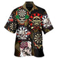 Dartboard Skull Dark Sport Art – Hawaiian Shirt
