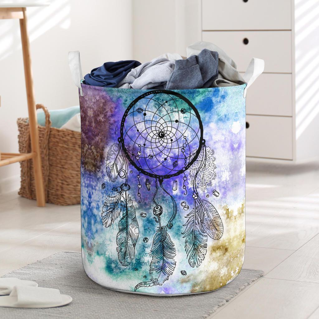 Native Americans Legend Life Limited 1 – Laundry Basket-Owls Matrix