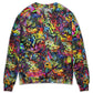 Smiling Colorful Cat Art Style – Sweater - Ugly Christmas Sweater