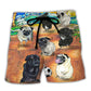 Soccer Beach Sport Pug Dog – Beach Short