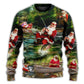 Christmas Merry Fishmas Happy Reel – Sweater - Ugly Christmas Sweater