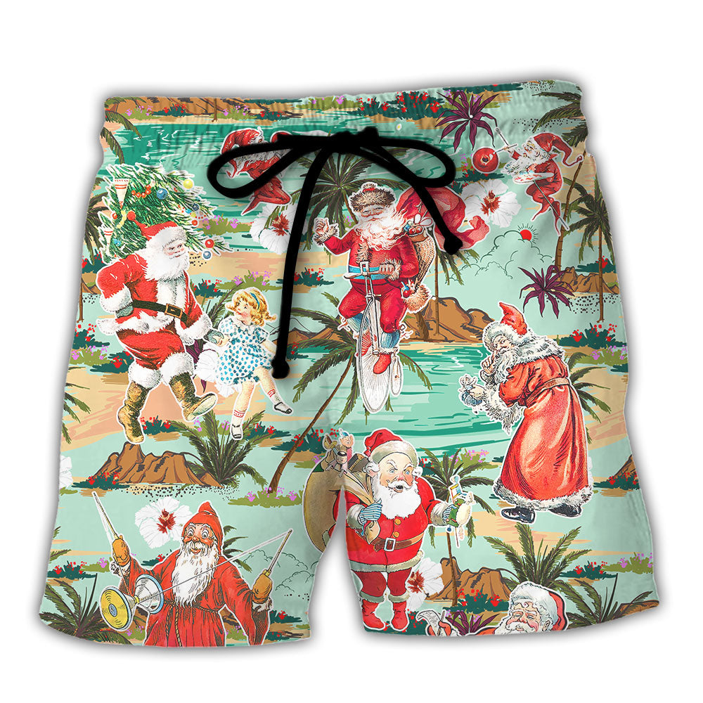 Christmas Santa Vacation Beach Joy – Beach Short