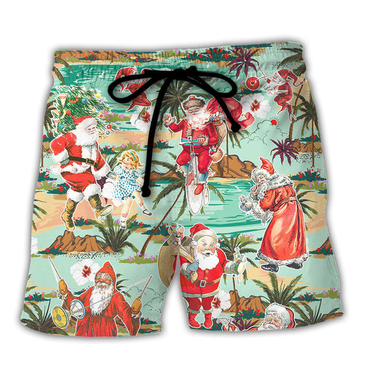 Christmas Santa Vacation Beach Joy – Beach Short