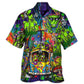 Hippie Space Alien Psychedelic Art – Hawaiian Shirt