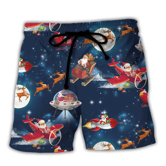 Astronaut Santa Space Holiday – Beach Short