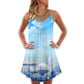 Music Sounds Of Nature – Women's Summer Sleeveless V-Neck Camisole Dress