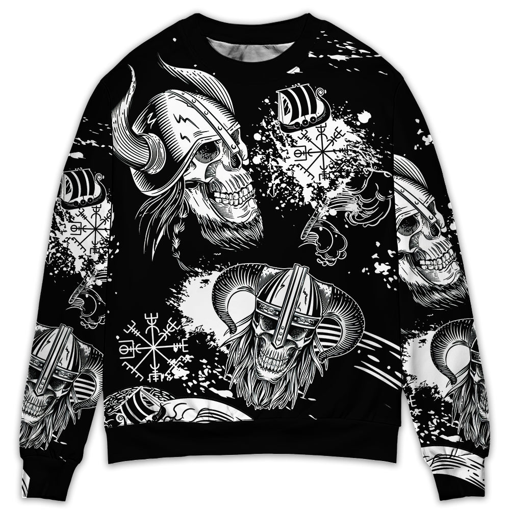 Viking Victory Life Black Style – Sweater - Ugly Christmas Sweater