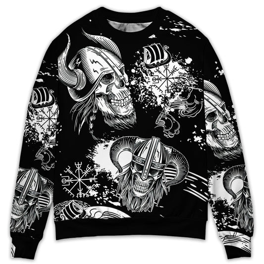 Viking Victory Life Black Style – Sweater - Ugly Christmas Sweater