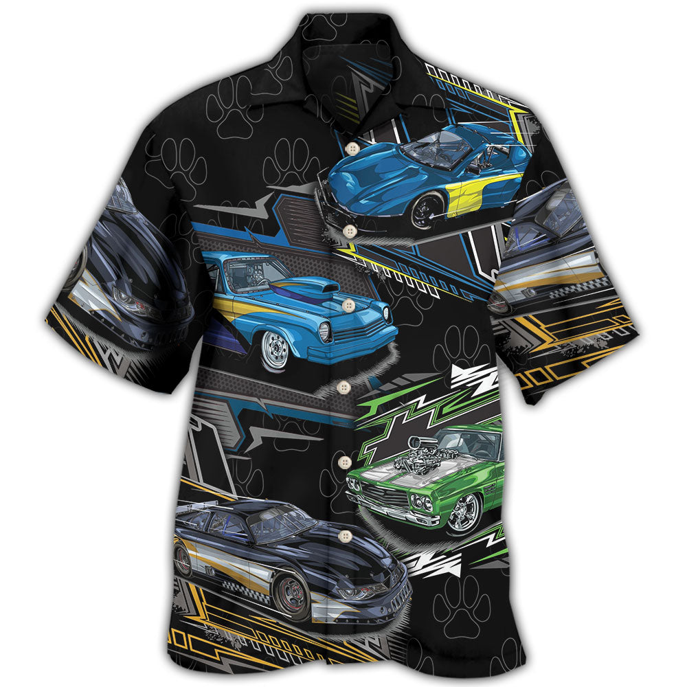 Dog Lover Drag Racing Speed - Hawaiian Shirt