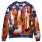 Guitar Independence Day Star Style – Sweater - Ugly Christmas Sweater