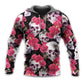 Skull And Roses Artistic Gothic Style - Hoodie