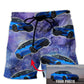 4 / Adults / S Car Various Style Custom Photo - Beach Short - Owls Matrix LTD