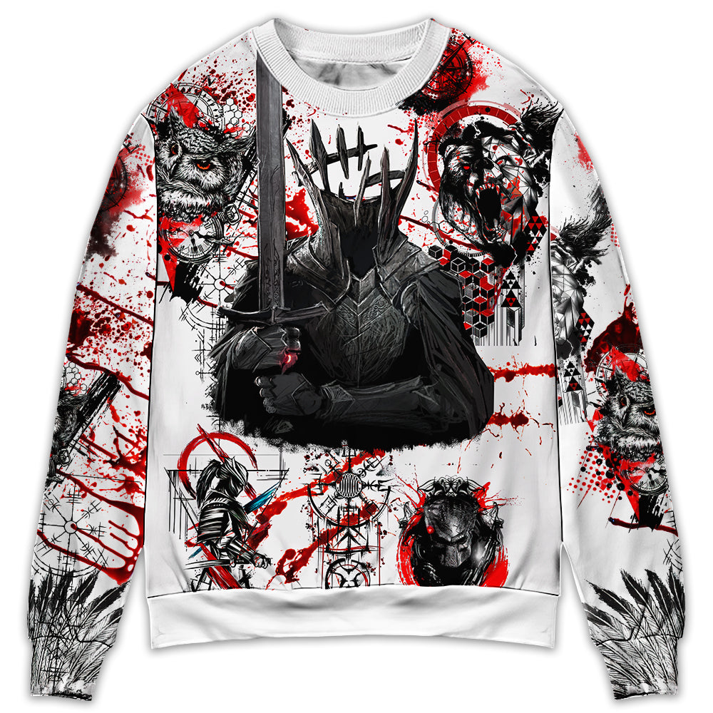 Viking Dare To Fight Knight Style – Sweater - Ugly Christmas Sweater