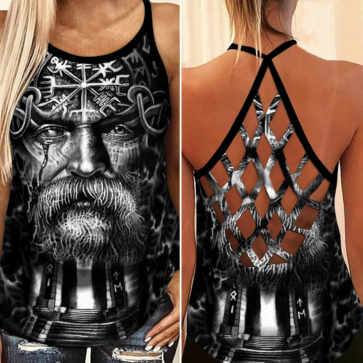 Viking Old Warrior Man Limited Edition – Hollow Tank Top