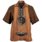 Vintage Guitar Leather Music Lover - Hawaiian Shirt