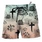 Beach Short / Adults / S Coffee Jesus Dog Coffee Knitting Lover - Beach Short - Owls Matrix LTD