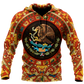 Mexican Aztec Art - 3D Hoodie
