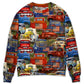 Truck Packed Cargo Art Style – Sweater - Ugly Christmas Sweater