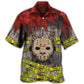 Halloween Horror Cat Spooky Art – Hawaiian Shirt