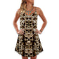 Skull Dark Inside Quote – Women's Summer Sleeveless V-Neck Camisole Dress