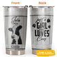 Cow Just A Girl Who Loves Cows Personalized 20 Oz Tumbler