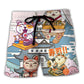 Cat Sushi Cute Food Art - Beach Short
